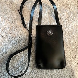 Crossbody Versace leather bag